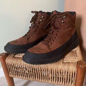 Cole Haan Men's Brown and Black Boots